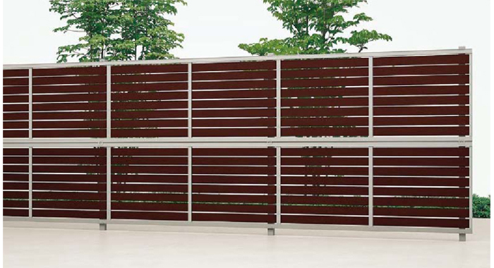 2段柱控え柱なし・60角｜門扉, フェンス エクステリア通販のエクスハンズ