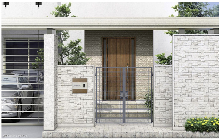 シンプルモダン門扉レジーナ1型｜門扉, フェンス エクステリア通販の